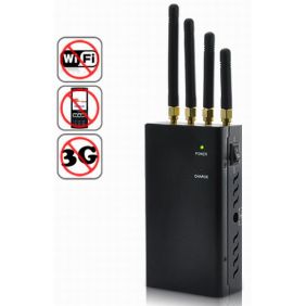 High Power Portable Signal Jammer for WiFi 3G and 2G Mobile Phone