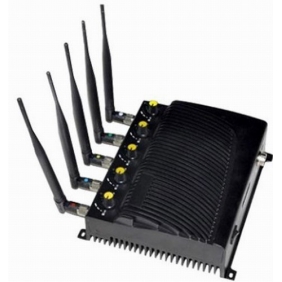 Adjustable Five Bands Signal Jammer for 4G, 3G Cell Phone Signals - For Worldwide