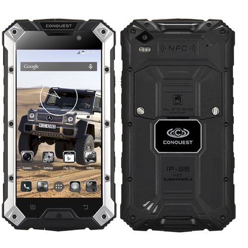 Conquest S6 Plus Rugged Smartphone 5.0 inch HD Screen MTK8752 Octa Core 3G 32GB