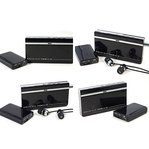 Mini Wireless Audio Monitoring Transmitter and Receiver Kits