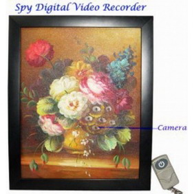 720x480 Paint Style Hidden Digital Camera Recorder with Remote Control 4G Memory