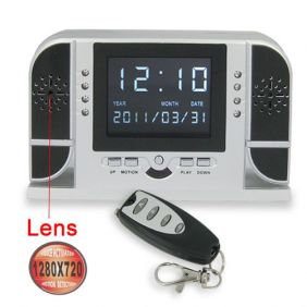 Night Vision Motion Detecting Digital Clock with HD Hidden Camera