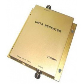 3G UMTS Mobile Phone Signal Repeater Gain 65dB Power 20dbm 1000 Square Meters