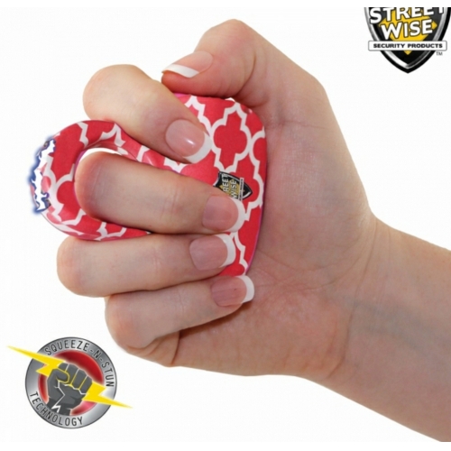 Streetwise Sting Ring 18,000,000 Stun Gun Quatrefoil