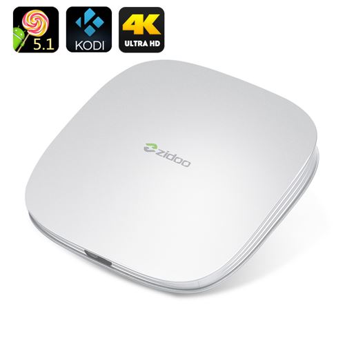 Zidoo X5 Android TV Box - 4K x 2K, H.265, Android 11.0, Penta Core Amlogic S905 CPU, Kodi, Airplay, DLNA, Miracast