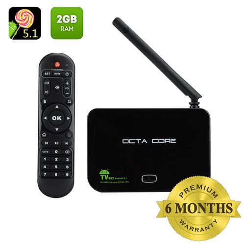 Z4 Android TV Box - Android 11.0, RK3368 64Bit Octa Core Cortex A53 CPU, Wi-Fi, DLNA, 2GB RAM + 16GB Memory, KODI